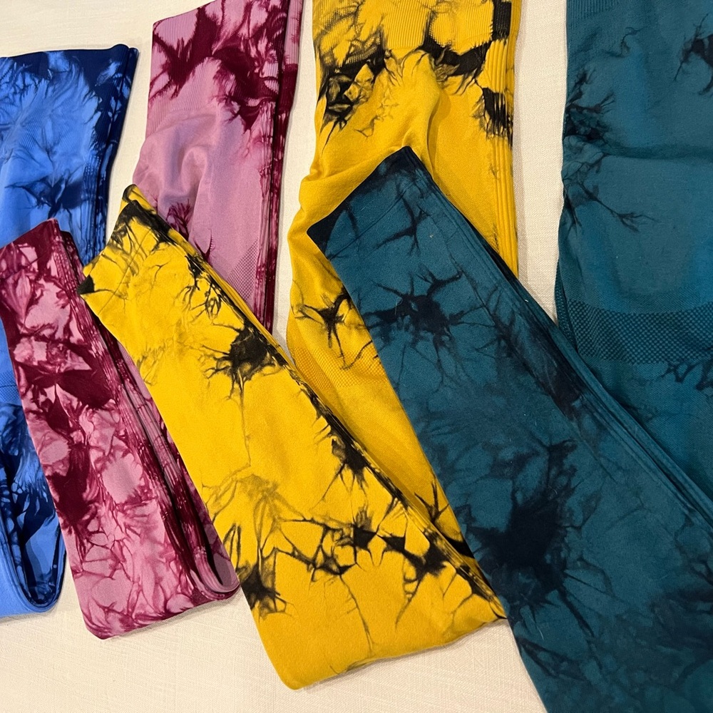 Colorful Tie-Dye Leggings